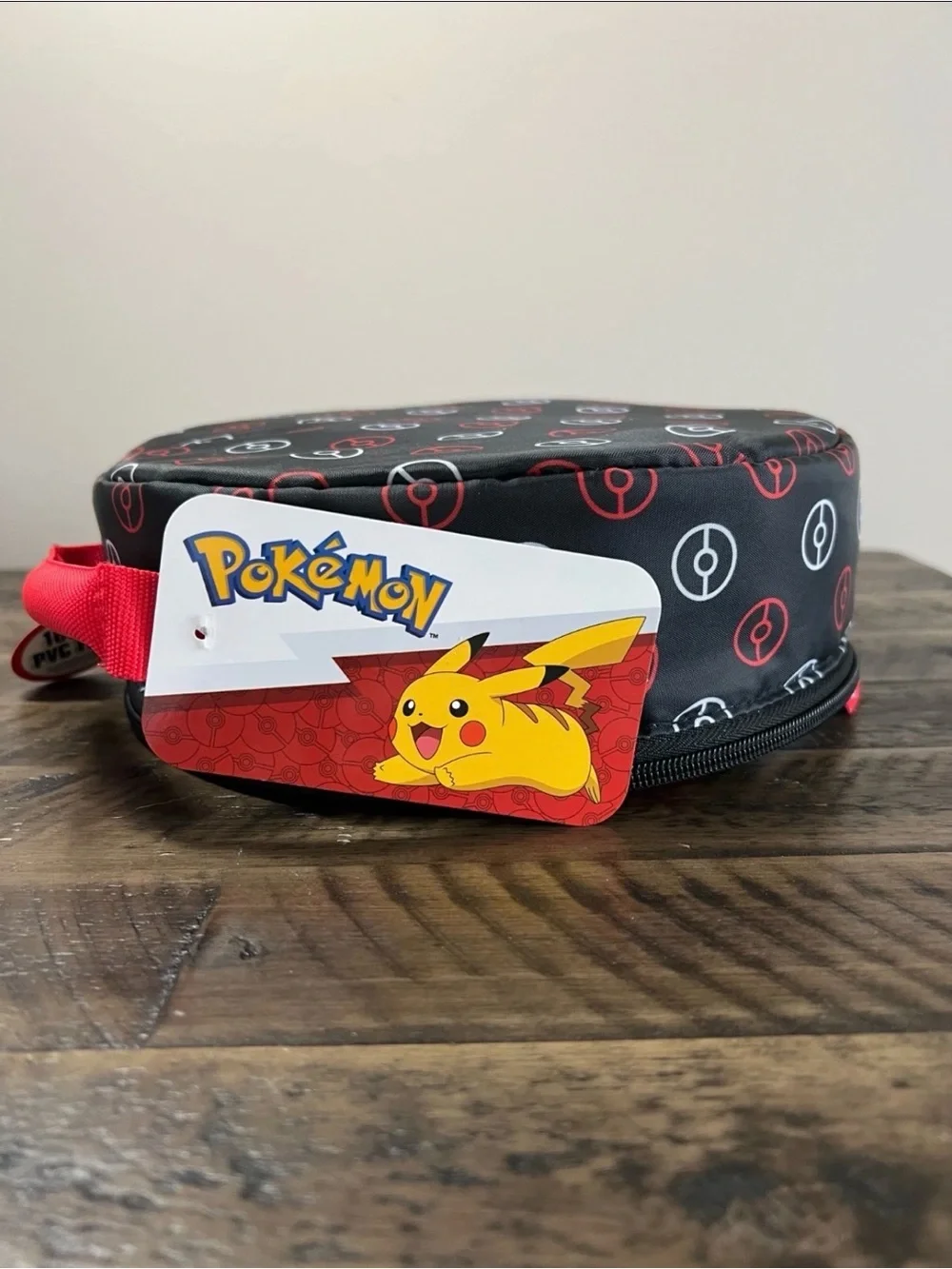 NEW Pokémon Poké Ball Thermos Insulated Lunch Box Red Black